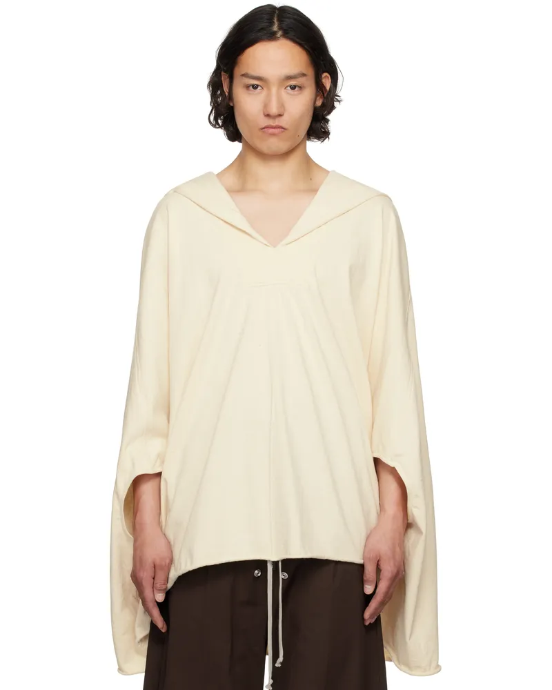 Rick Owens Off-White Hollywood Hooded Kaftan Hoodie 21