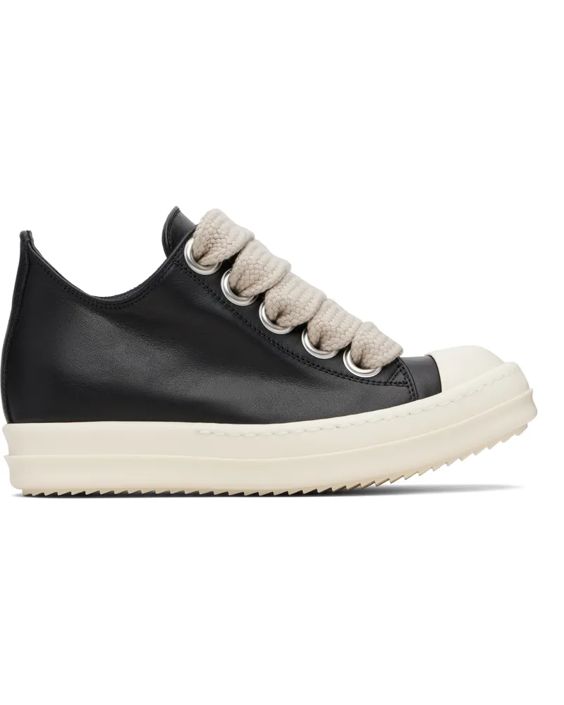 Rick Owens Black Concordians Jumbolace Low Sneaks Sneakers 911