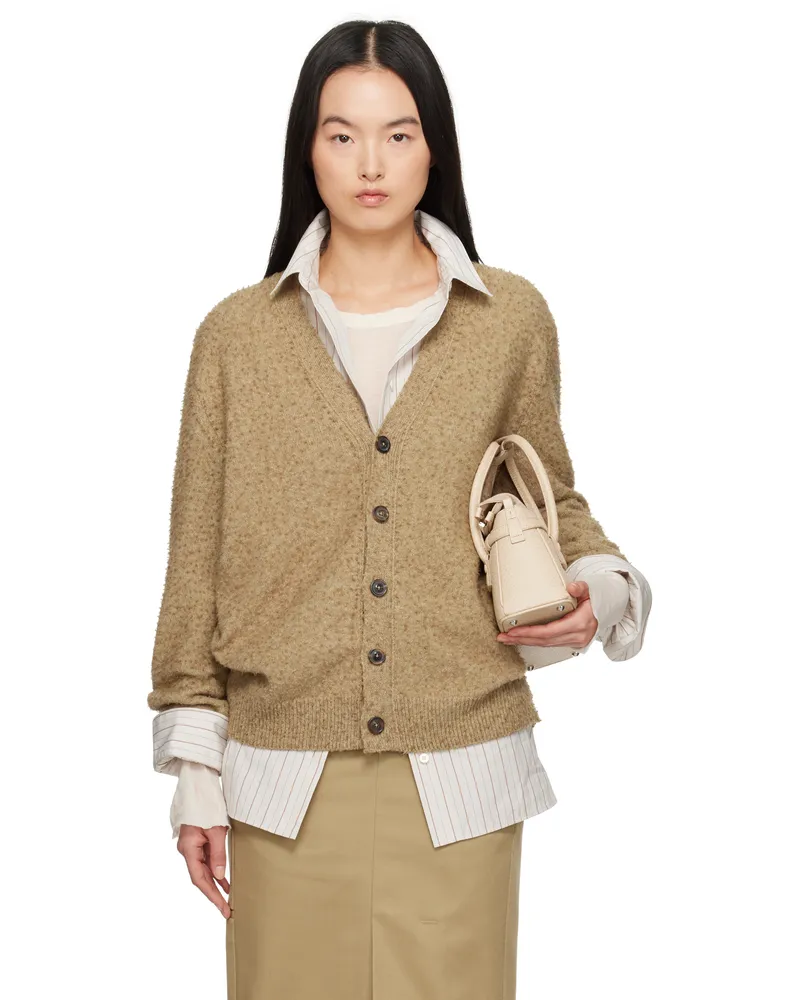Maison Margiela Beige Pilling Cardigan 114m