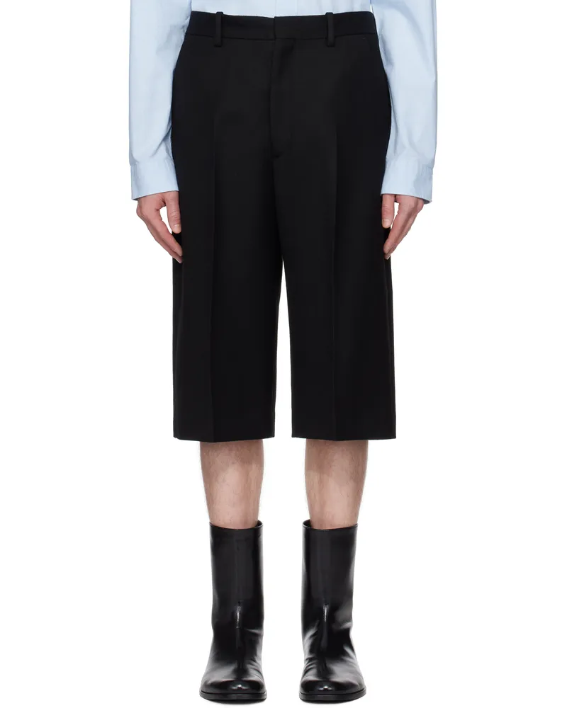 Acne Studios Black Tailored Shorts 900