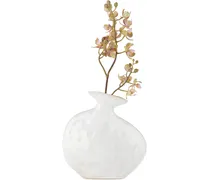 White Flat Vase, 1.1 L