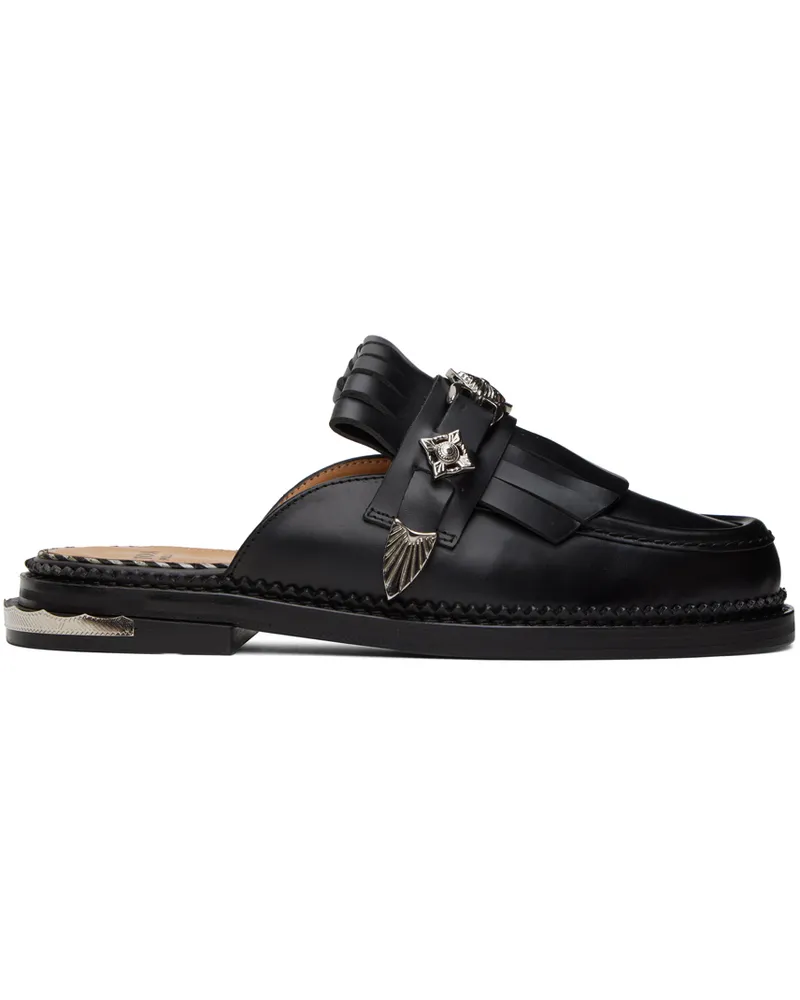 Toga Black Hard Loafers Aj1195