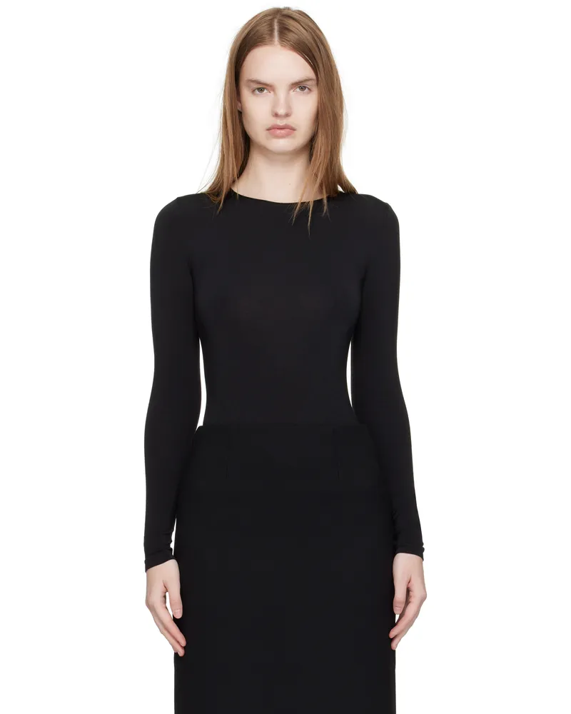 Wolford Black Berlin Bodysuit 7005