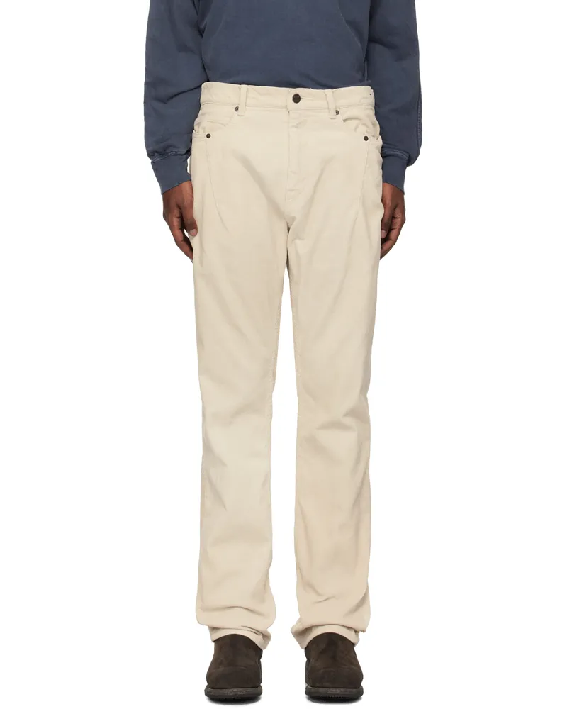 Undercover Off-White Corduroy Trousers Ivory