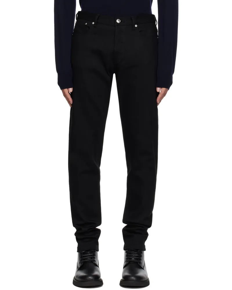 A.P.C. Black Petit New Standard Jeans Lzz