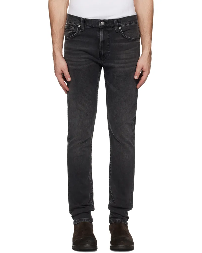 Nudie Jeans Black Lean Dean Jeans Black