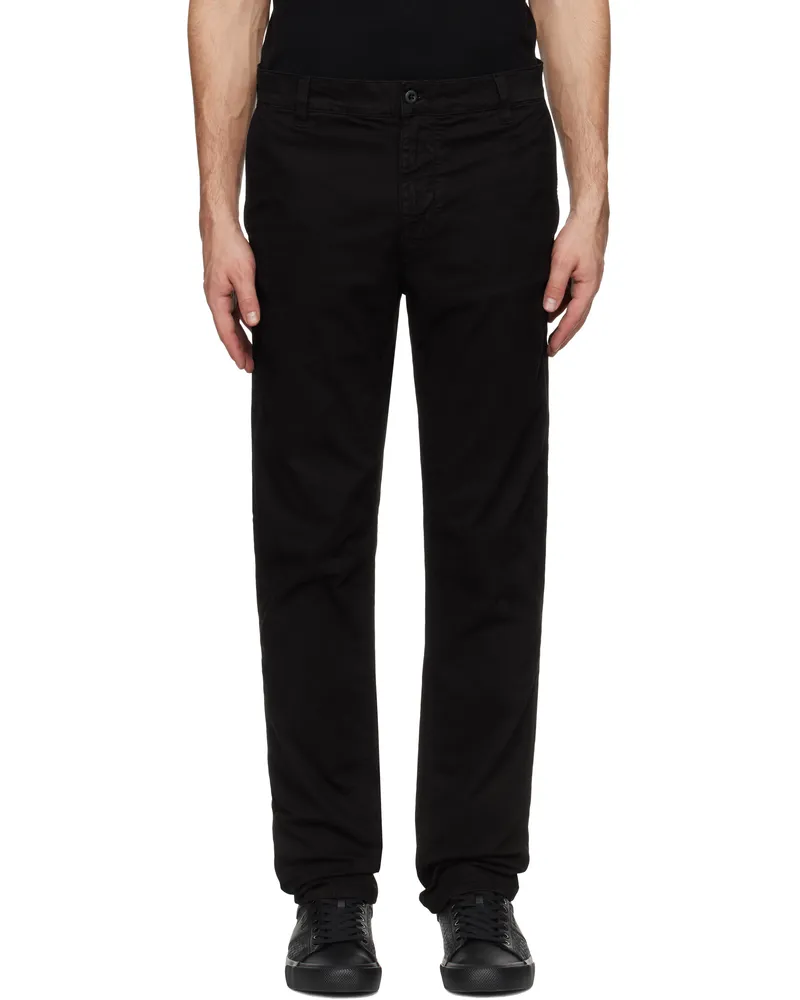 Nudie Jeans Black Easy Alvin Trousers Black