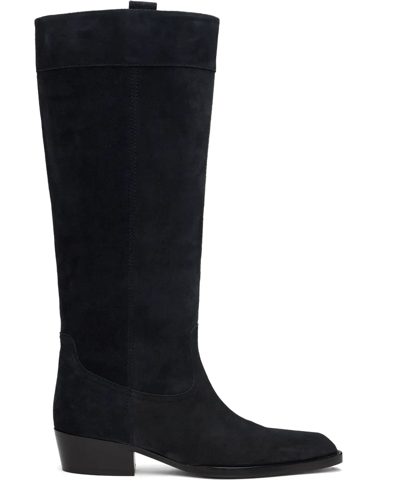 Paris Texas Black Helena 35 Tall Boots Off