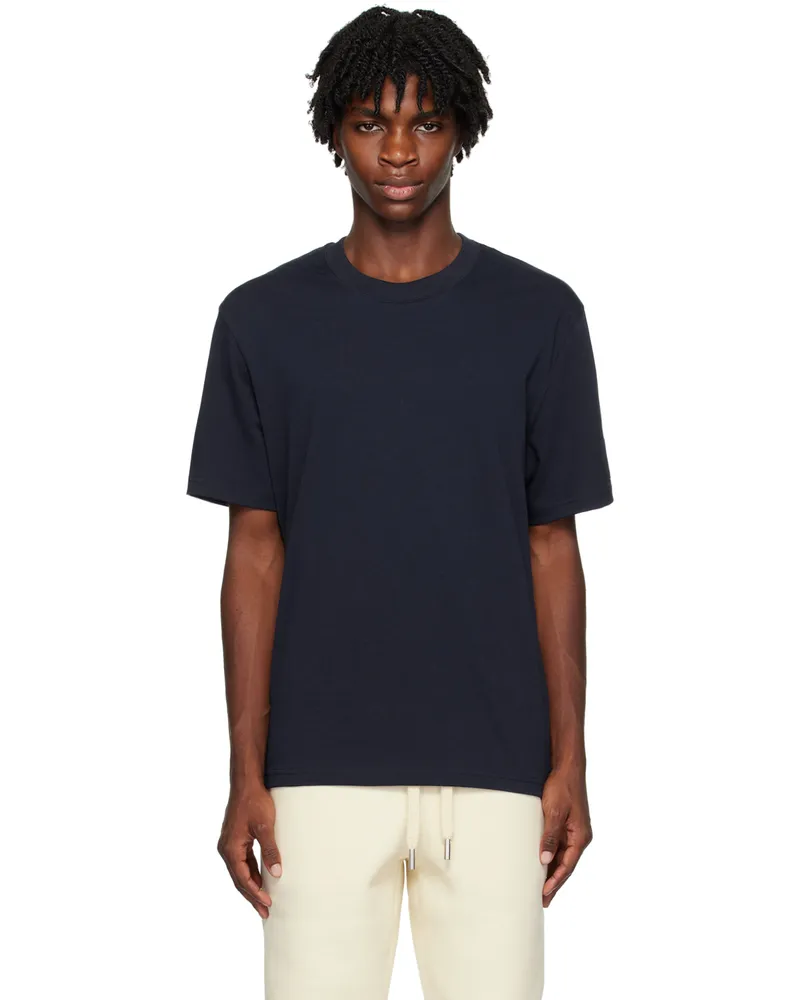 AMI Paris Navy Fade Out T-Shirt Night