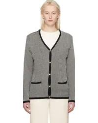 Anine Bing Black & White Dave Cardigan Multi