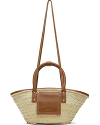 Jacquemus Beige & Brown Les Classiques 'Le Petit Panier Soli' Tote Light