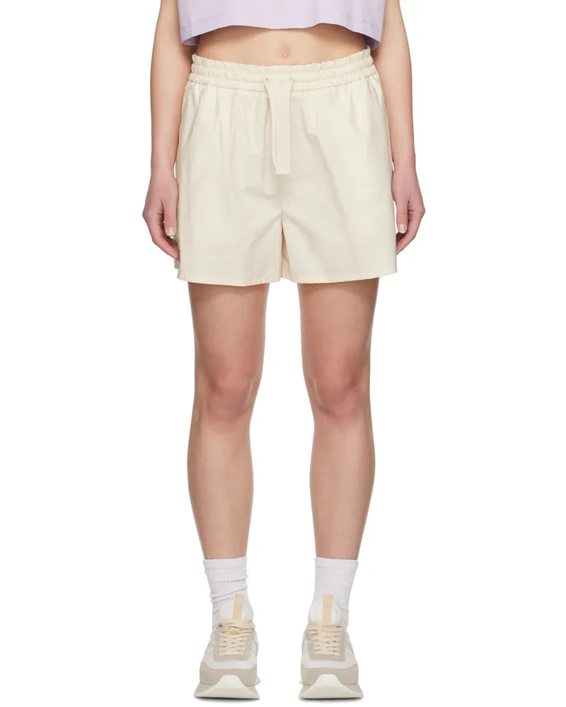 Moncler Off-White Drawstring Shorts 50