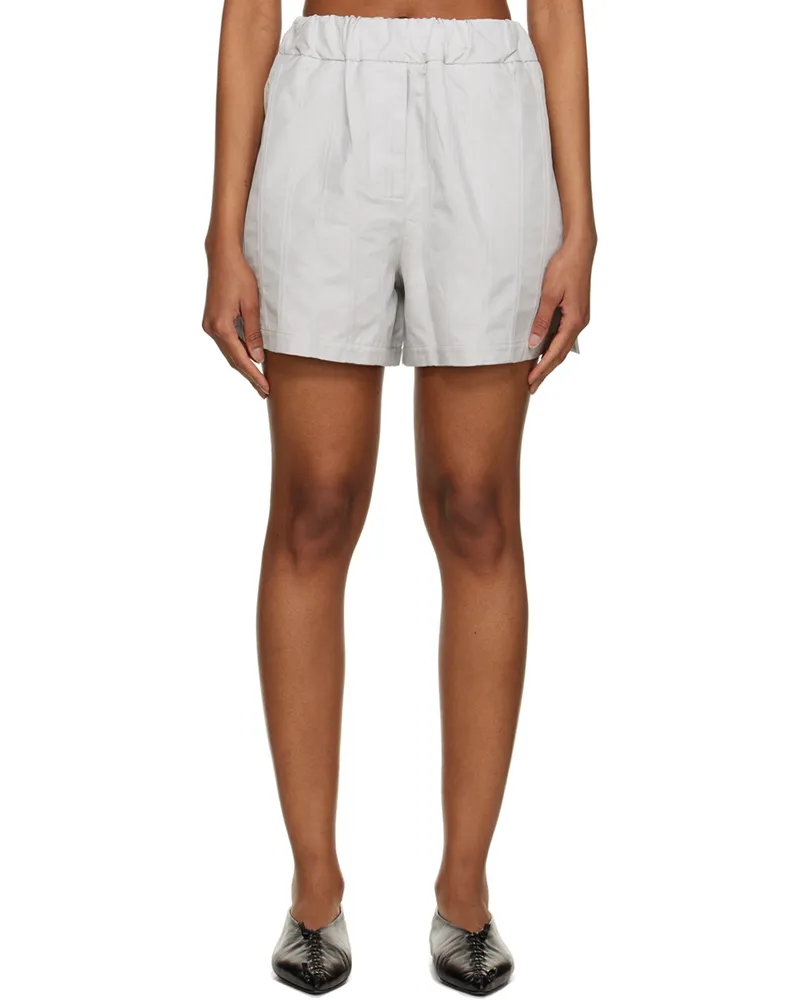 Elleme Gray Casual Shorts Grey