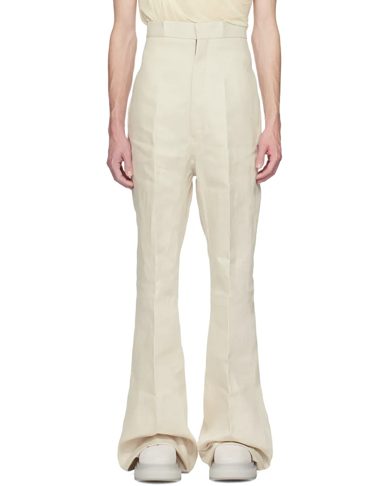 Rick Owens Off-White Hollywood Dirt Bolan Trousers 41