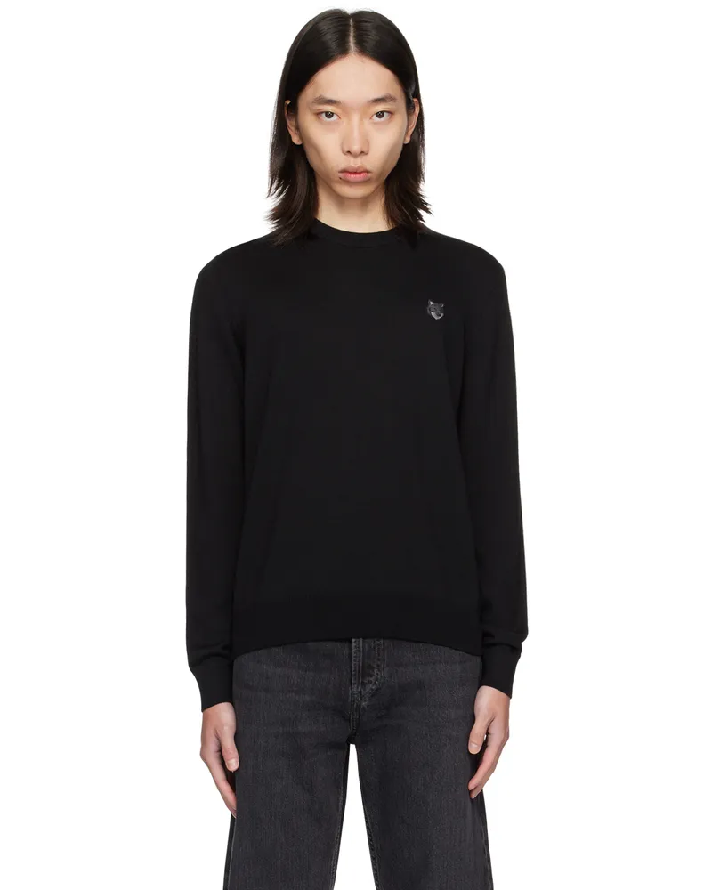 Kitsuné Black Bold Fox Head Sweater P199
