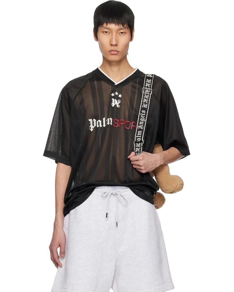 Palm Angels Black 'Palm Sport' T-shirt Black