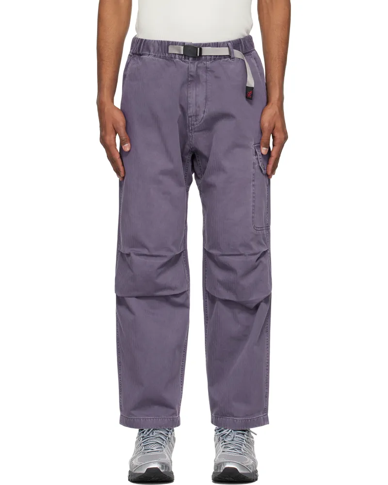 GRAMICCI Purple Berkley Cargo Pants Blue