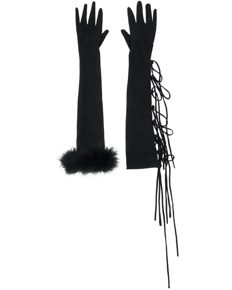 Fancì Club Black Dusty Gloves Black