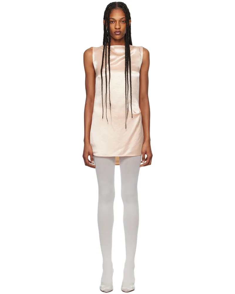 Jean Paul Gaultier Pink 'The Satin' Minidress 23