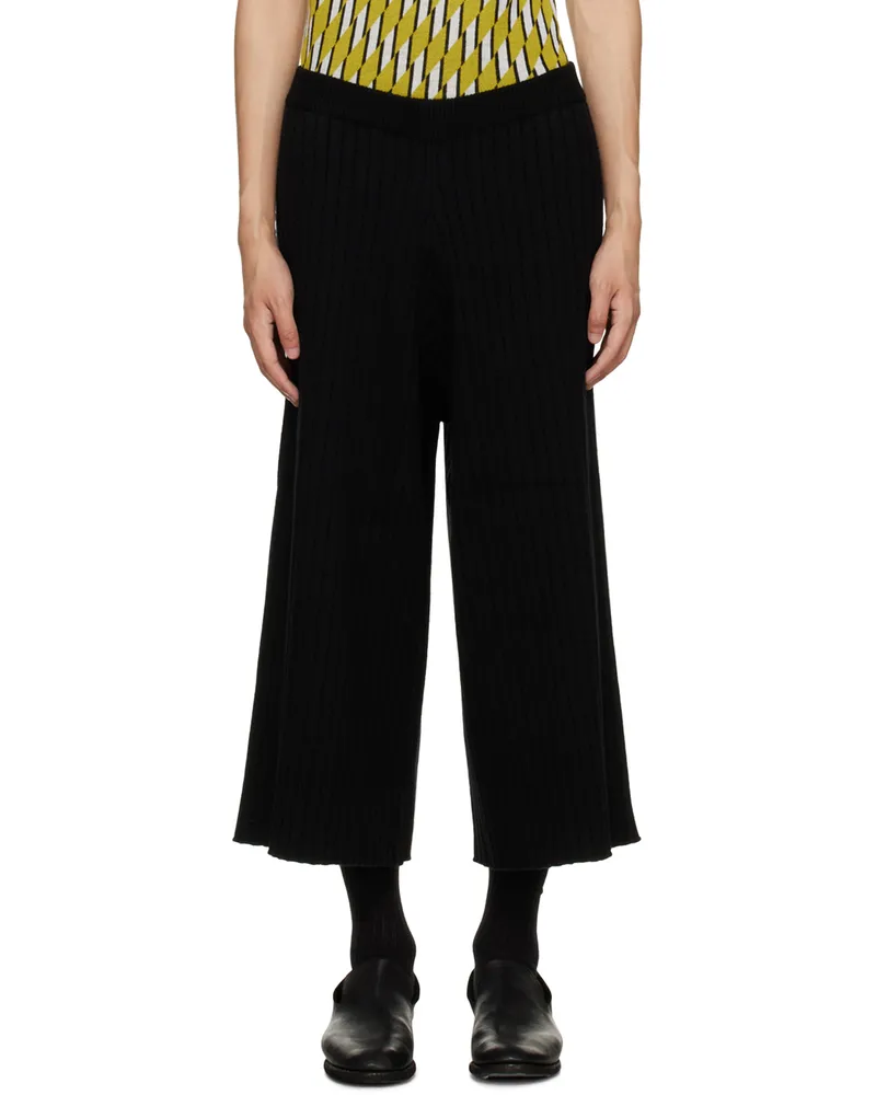 Zankov Black Three-Pocket Trousers 000