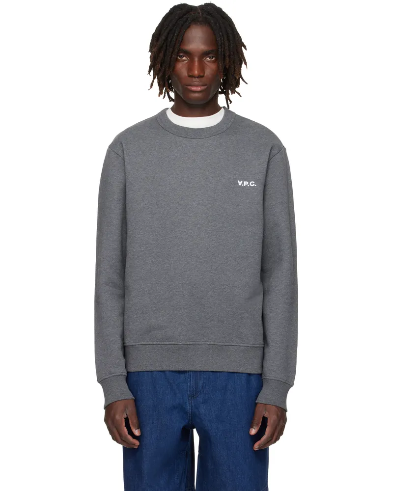 A.P.C. Gray Boxy Petit 'VPC' Sweatshirt Tpr