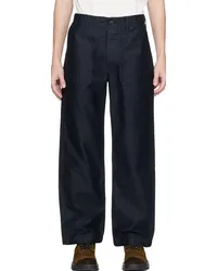 RE/DONE Navy Utility Trousers Navy