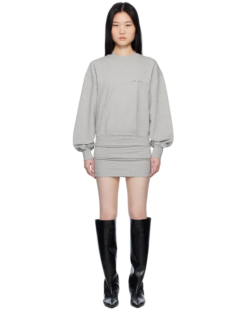 ATTICO Gray Sweater Minidress 183
