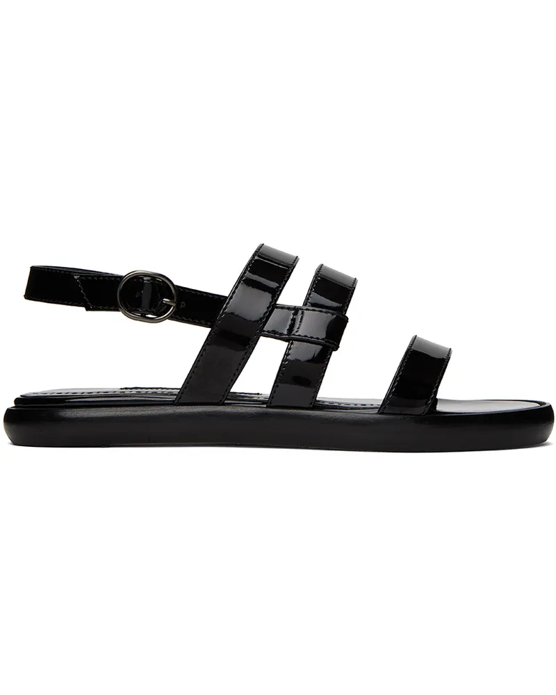 Manolo Blahnik Black Memaar Sandals 15