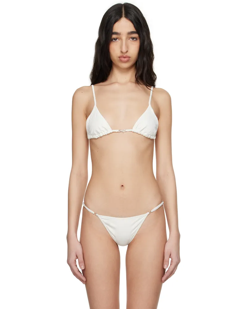 GIMAGUAS White Pipa Bikini Top White