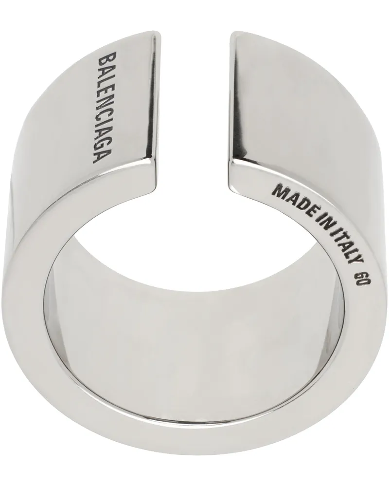 Balenciaga Silver Garage Ring Antique