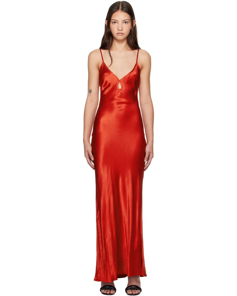 bec & bridge Red Cedar City Maxi Dress Crimson