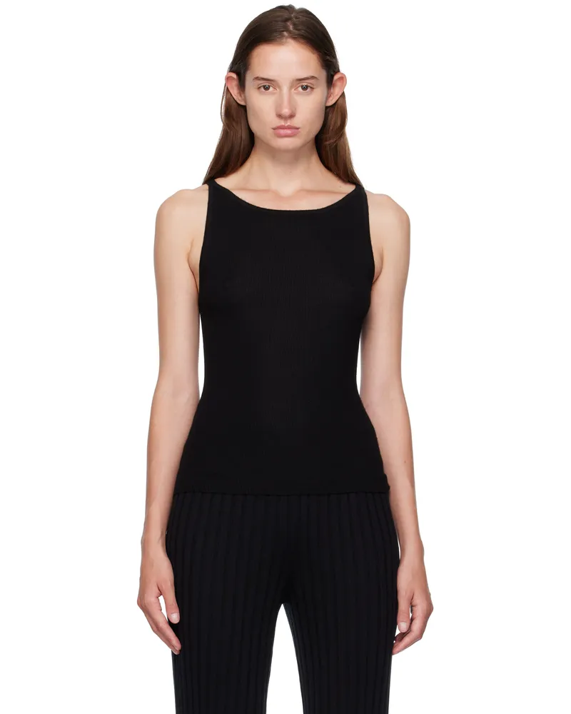 Lisa Yang Black Lynette Tank Top Black