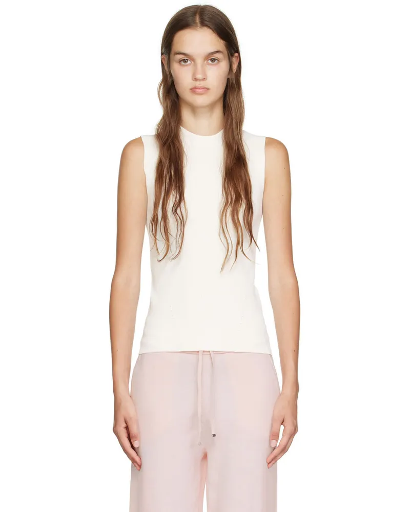 HUGO BOSS Off-White Swook Tank Top 110