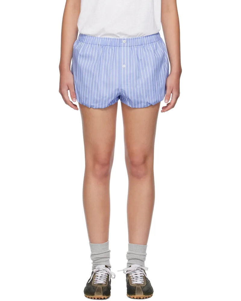 Acne Studios Blue Relaxed-Fit Shorts Amc