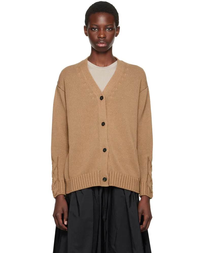 Max Mara Tan Lukas Cardigan 002