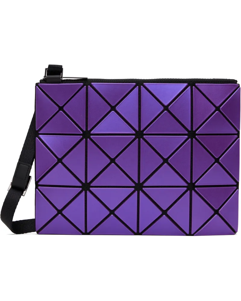 Issey Miyake Purple Lucent Metallic Bag 81