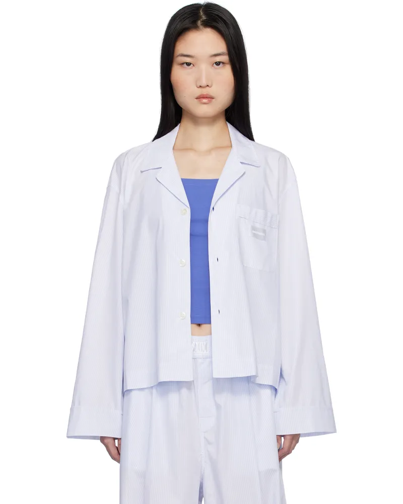 MAGNIBERG Blue Space Pyjama Shirt Light
