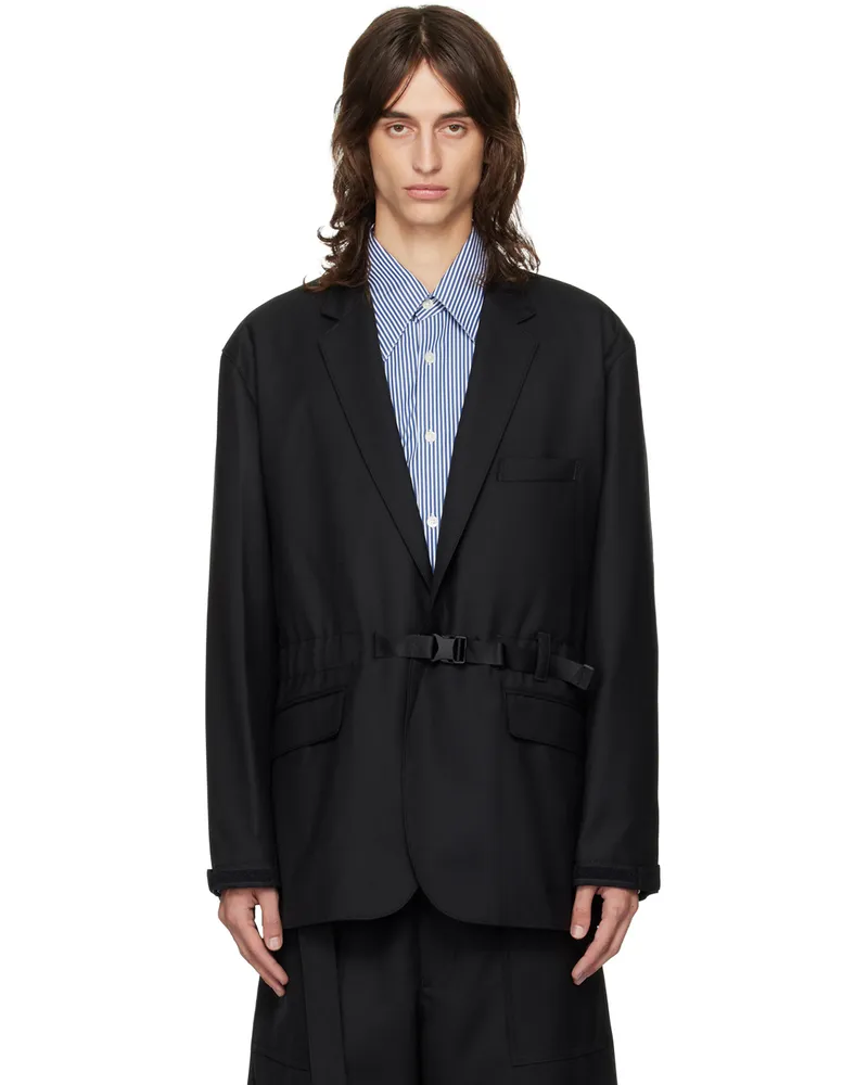 Comme des Garçons Black Belted Blazer 1