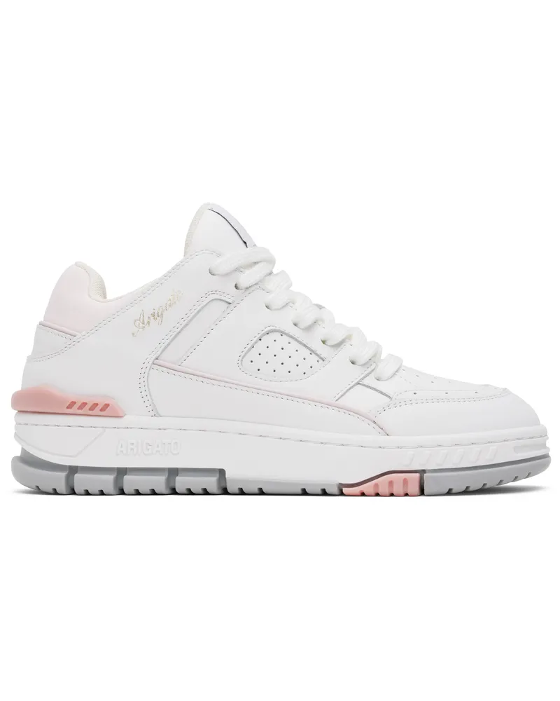 Axel Arigato White & Pink Area Lo Sneakers White