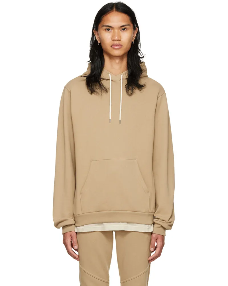 John Elliott + Co Tan Beach Hoodie Mesa