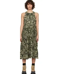 YMC Green Haven Midi Dress 30-green