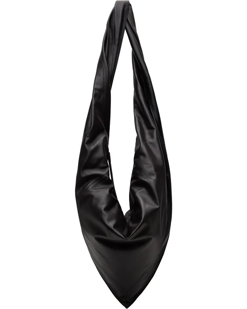 Christophe Lemaire Black & Brown Scarf Bag Mu096