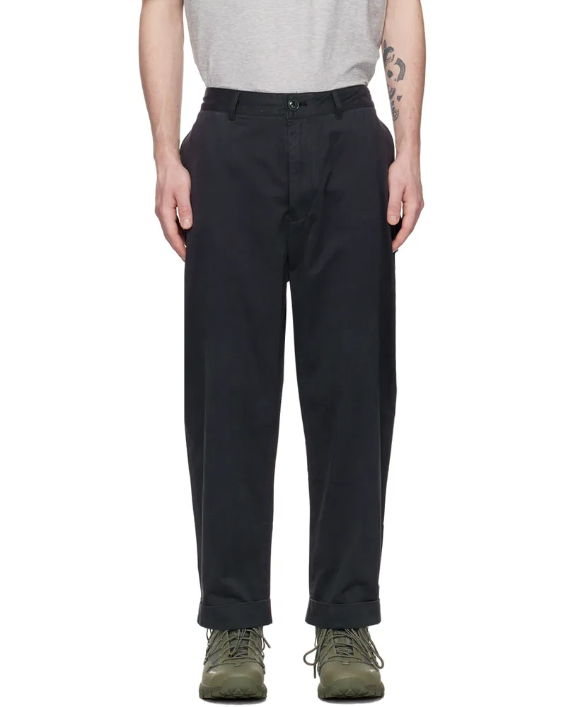 Barbour Navy Baker Trousers City