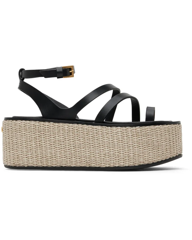 Max Mara Black Biarritz Sandals 015