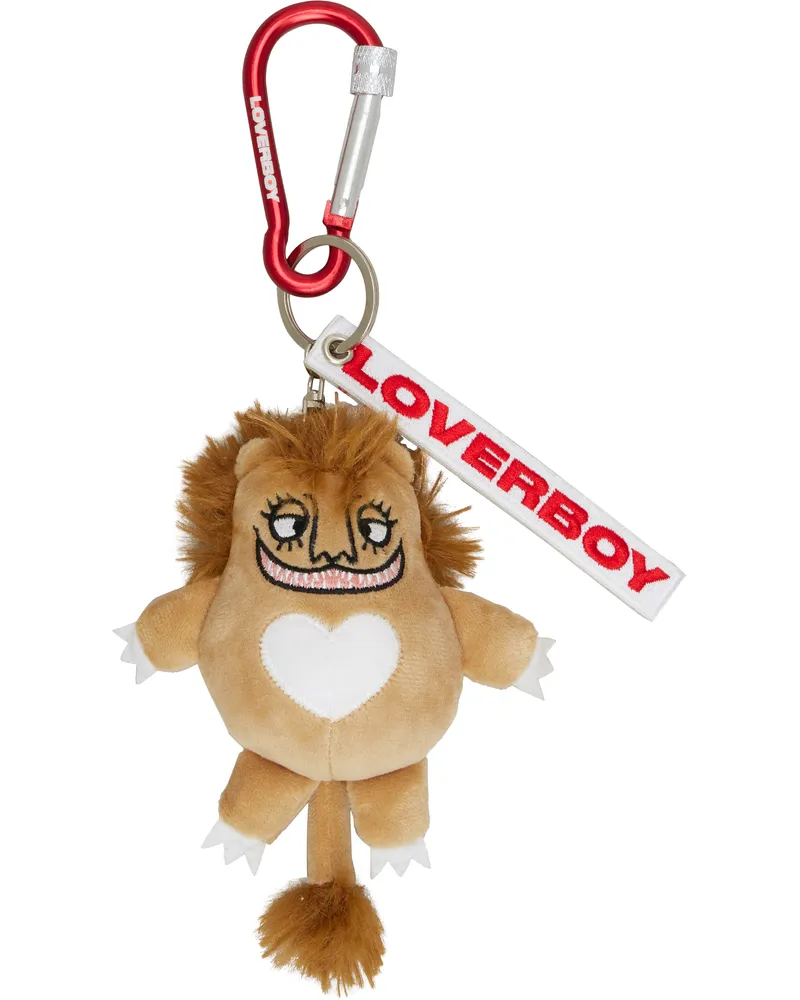 Charles Jeffrey Loverboy Brown Character Plush Keychain Lion