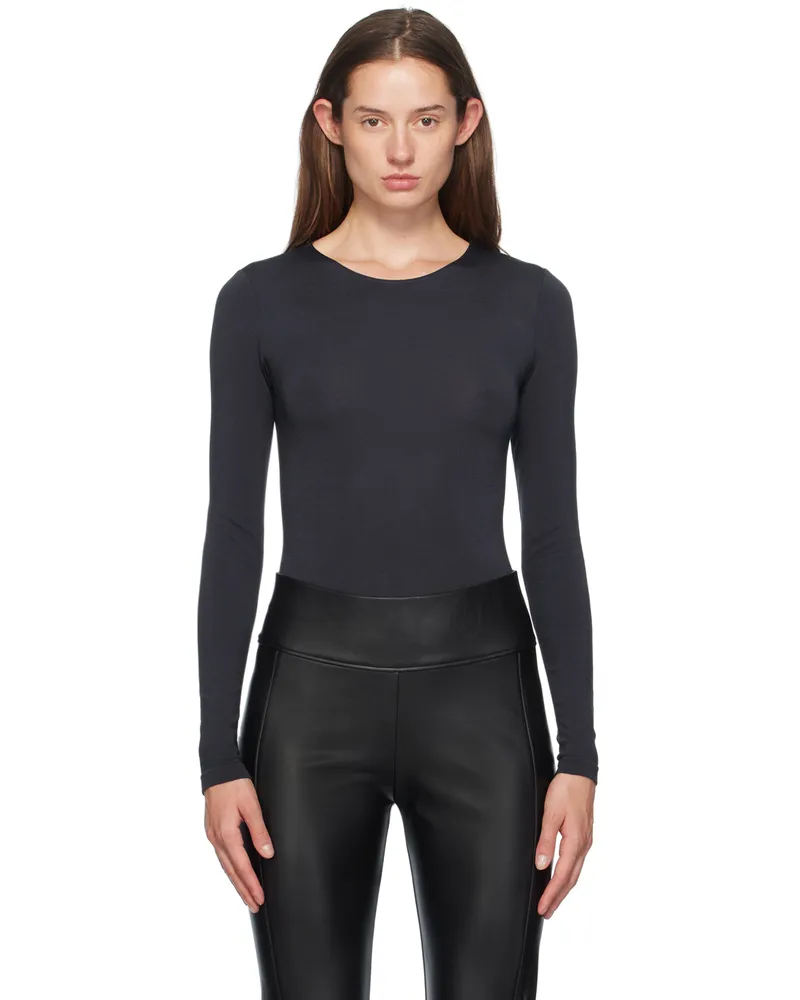Wolford Navy Berlin Bodysuit 5722