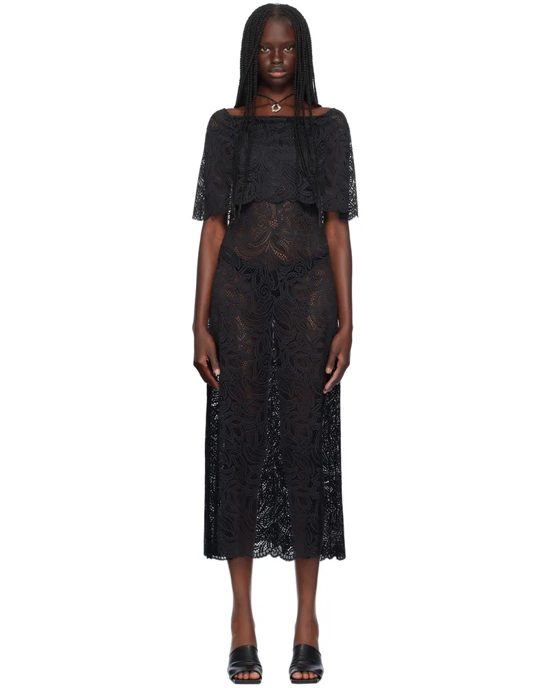 Beaufille Black Lotta Maxi Dress Black