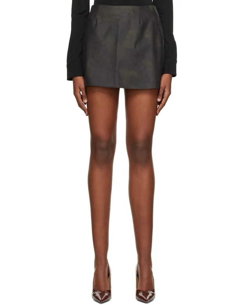 Puppets and Puppets Black Thermochromic Mini Skirt Black