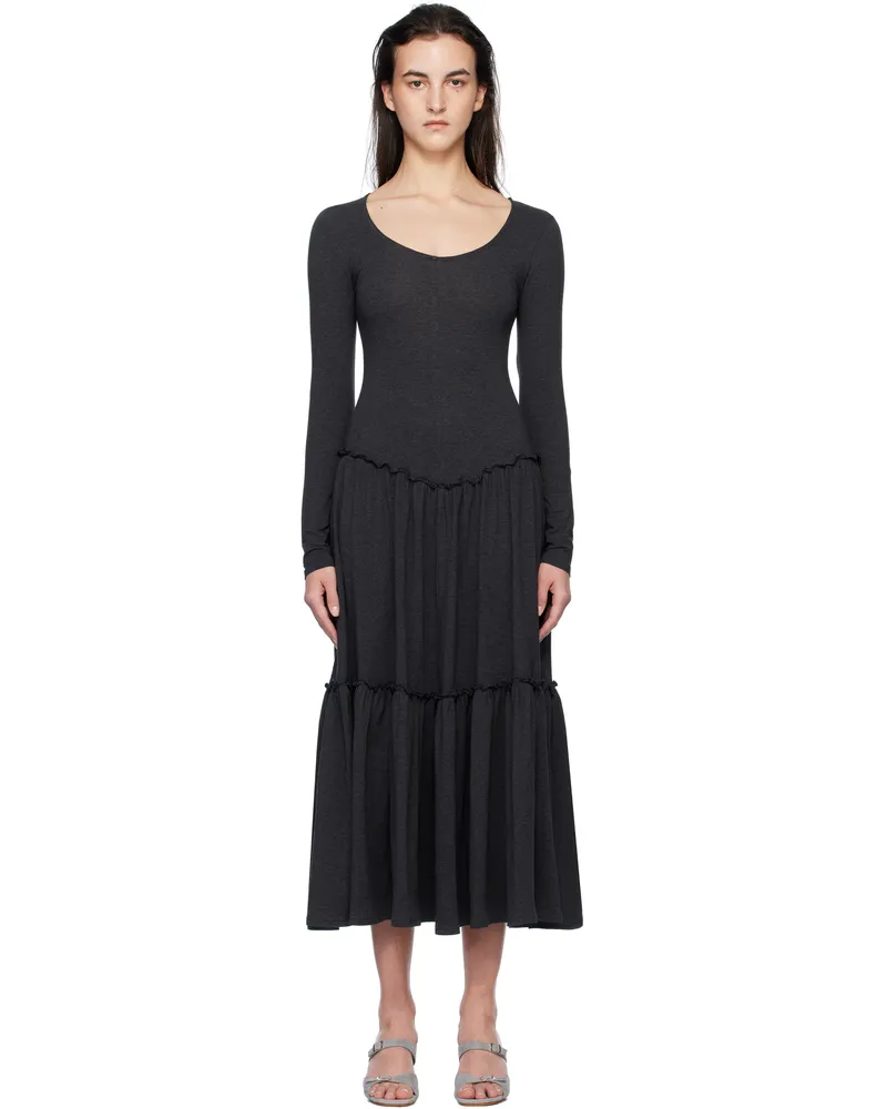 Paloma Wool Gray Hernan Maxi Dress 209
