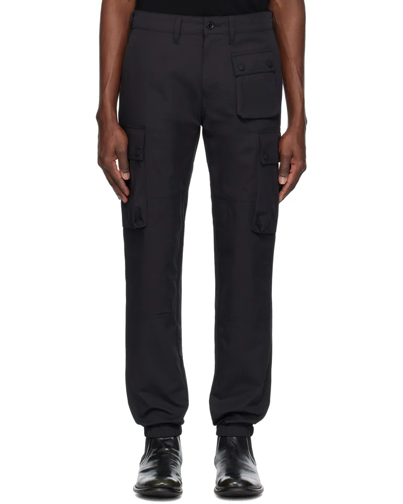Belstaff Black Trialmaster Cargo Pants Black